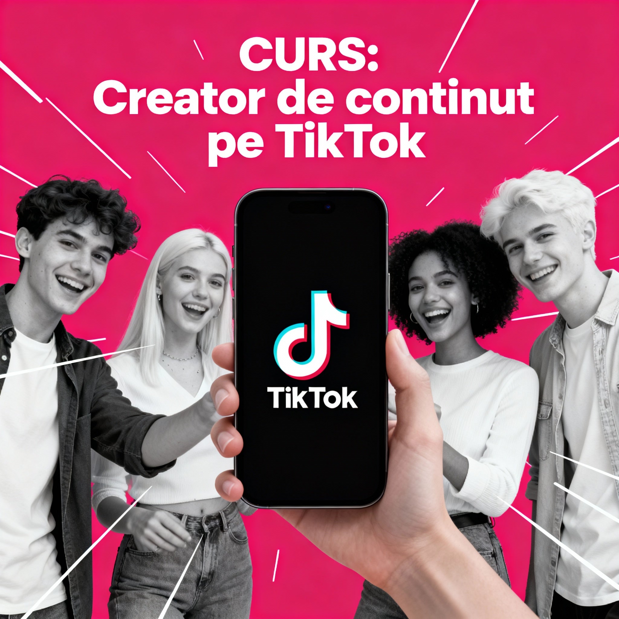 Curs Creator de continut pe TikTok - Limba Romana
